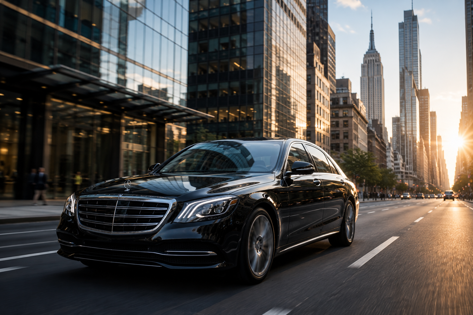 Corporate executive car service